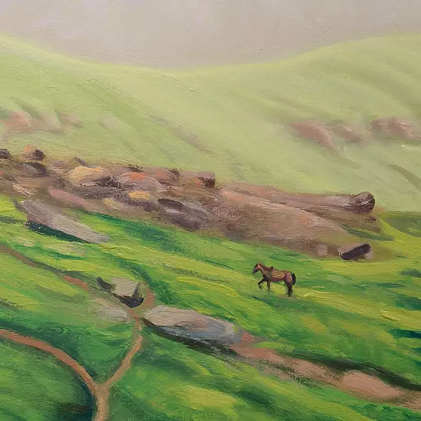 Wojciech Pater - Kazbek IV - Podejście do Lodowca Gergeti