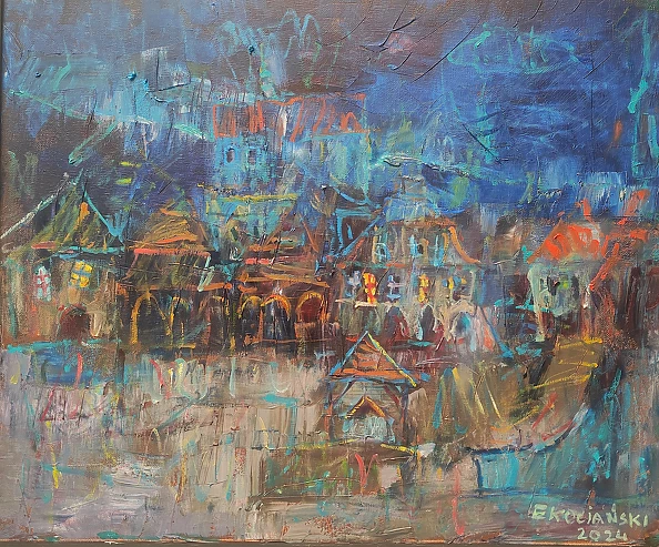 Edward Kociański - Kazimierz Dolny on the Vistula River