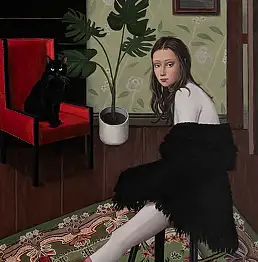 Nataliya Bagatskaya, Kiedy jesteśmy bardzo cicho, Obraz akrylowy - płótno, 65 x 115