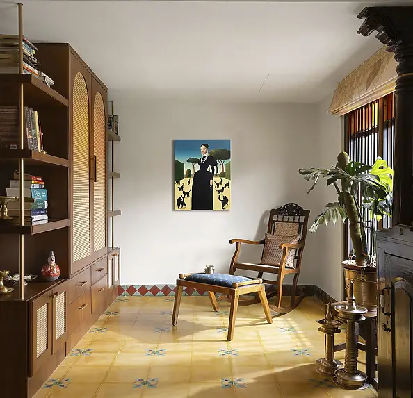 Nataliya Bagatskaya, Kiedy koty się zbierają, Obraz akrylowy, Inne - płótno, 80 x 100