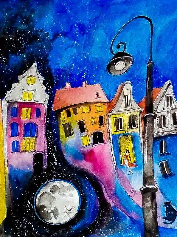 Adriana Laube - Kiedy księżyc przychodzi w gości