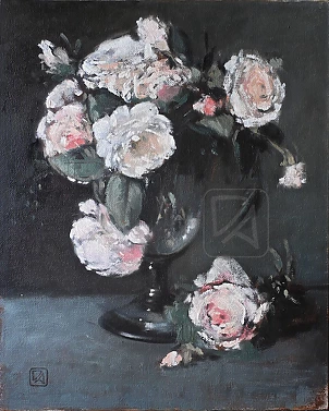 Agnieszka Długołęcka - Chalice with flowers