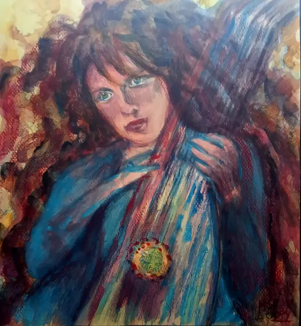 Marzena Salwowska - Killing me softly / A red-haired musician in a blue dress