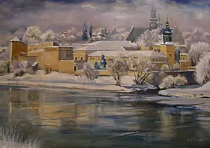 Małgorzata Wójtowicz Cichoń - Norbertine monastery in Krakow - winter