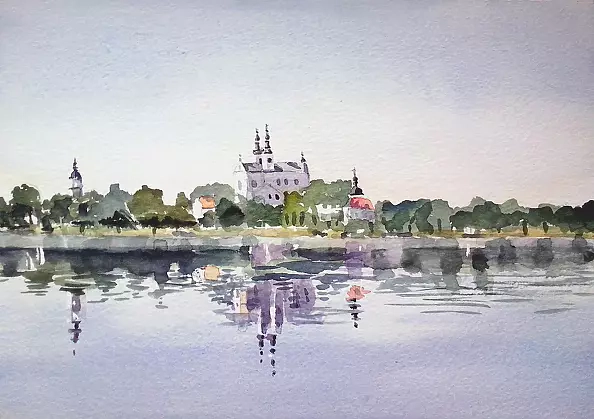 Zdzisław Rutkowski - Monastery on J.Wigry