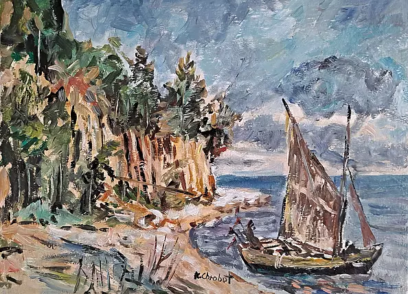 Krzysztof Chrobot - Cliff in Orłowo