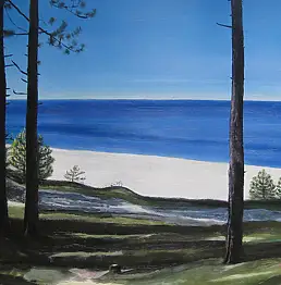 Piotr Surma, Утес в Штутово, Масляная картина - холст, 70 x 50