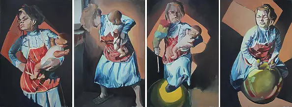 Joanna Burnat-Madejczyk - PILLARS OF EVERYDAY LIFE CYCLE - A woman start