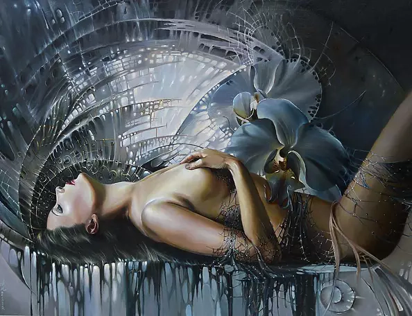 Anastazja Markowicz - The woman and the orchid