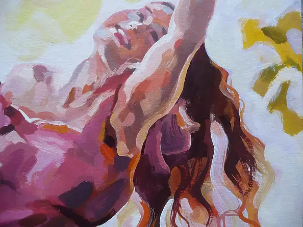 Barbara Gulbinowicz - Woman on a swing (Looks 9).