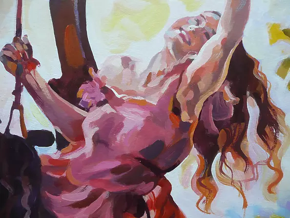 Barbara Gulbinowicz - Woman on a swing (Looks 9).