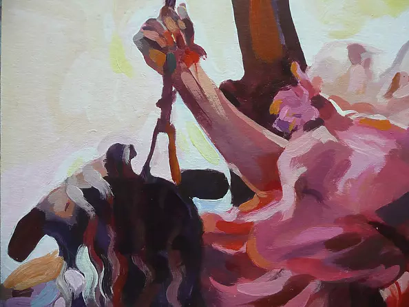 Barbara Gulbinowicz - Woman on a swing (Looks 9).