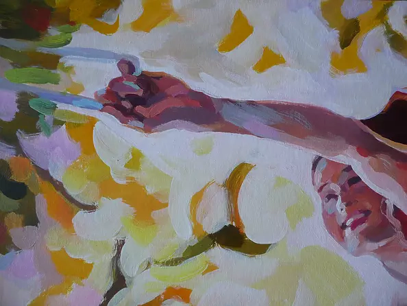 Barbara Gulbinowicz - Woman on a swing (Looks 9).