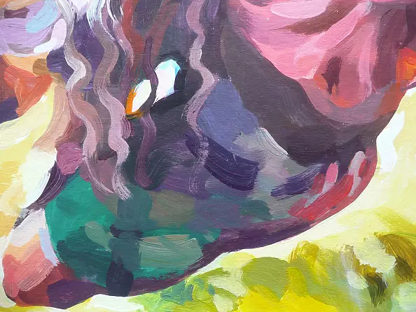 Barbara Gulbinowicz - Woman on a swing (Looks 9).