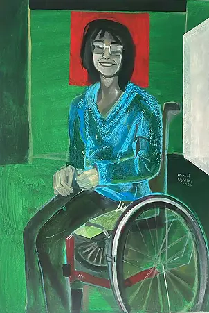 Michał Ogiński - Woman in a wheelchair
