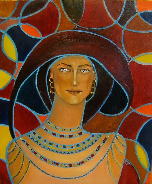 Krystyna Ruminkiewicz - Woman with gray eyes