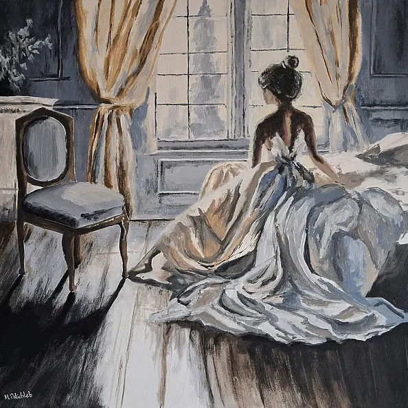 Monika Palichleb - Woman at the window