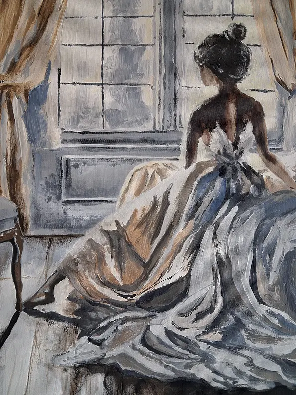 Monika Palichleb - Woman at the window