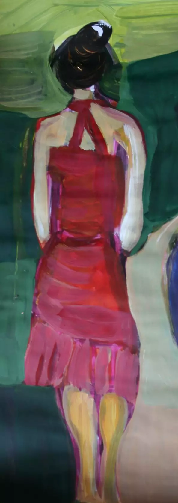 Mariola Paulina Żylińska Jestadt - Kobieta stojąca tyłem