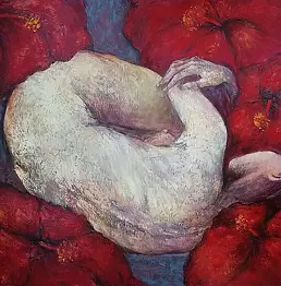 Magdalena Weber - Woman in flowers