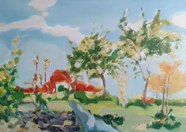 Andrzej Kogut - Kobieta w Ogrodzie