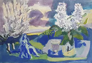   - Woman in the orchard