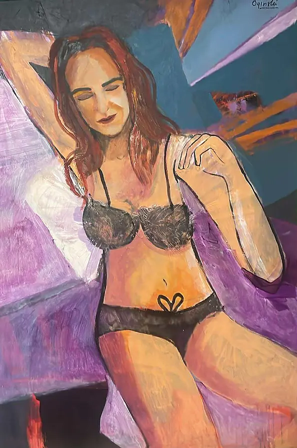 Michał Ogiński - Woman in underwear