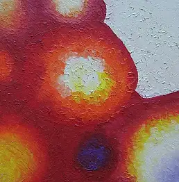 Mariusz Cyzio, беременная женщина, Масляная картина - холст, 30 x 30