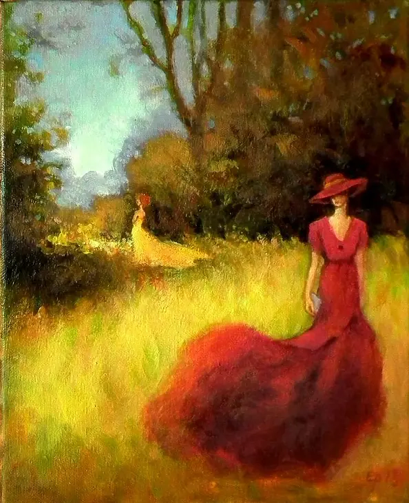 Elżbieta Pazera -  Kobieta w czerwieni I