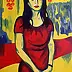Aleksander Poroh - Woman in red