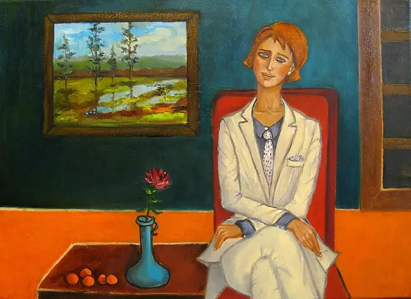 Krystyna Ruminkiewicz - Woman in suit