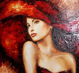 Elżbieta Brożek - Woman in hat II