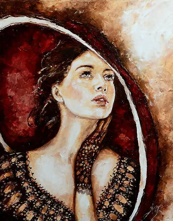 Elżbieta Brożek - Kobieta w kapeluszu