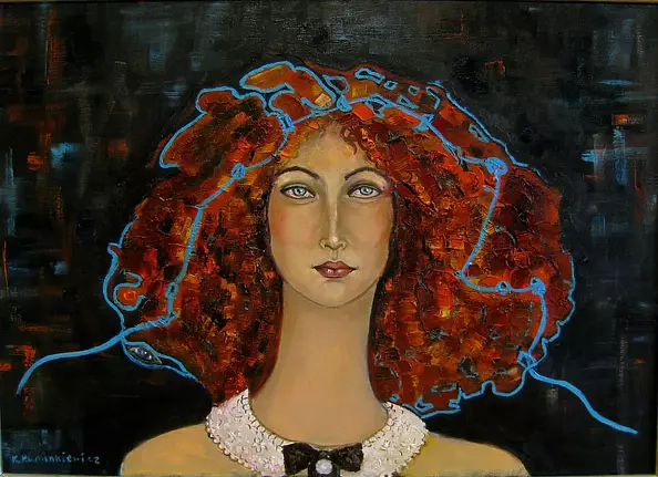 Krystyna Ruminkiewicz - Woman in collar