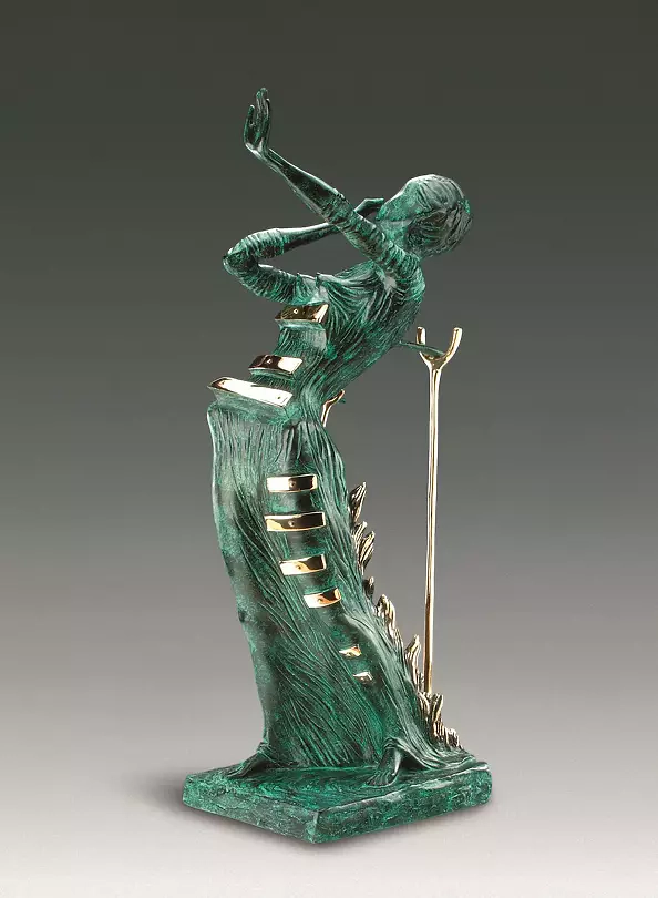Salvador Dali - A woman in flames - sculpture