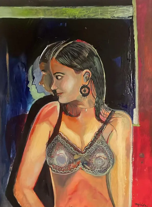 Michał Ogiński - Woman in a bra