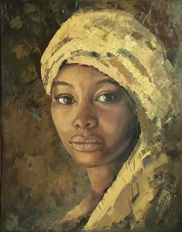 Iwona Greczka - "Kobieta w zawoju"