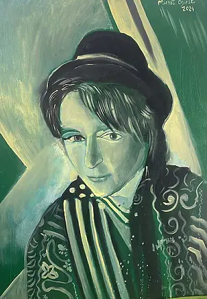 Michał Ogiński - Woman in green