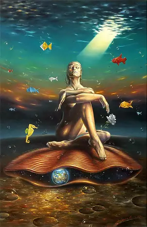 Dariusz Ślusarsky - Woman With A Pearl Earring