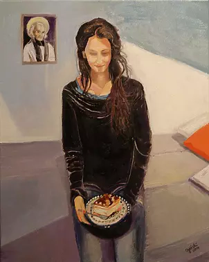 Michał Ogiński - Woman with a cake