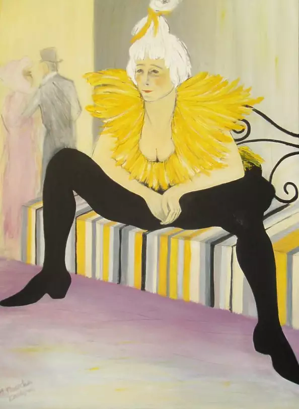 Małgorzata Piasecka Kozdęba - Female (inspired by T. Lautrec)