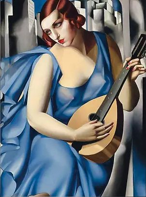   - Kobieta z mandoliną