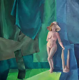 Izabela Ciesielska - Woman with mannequin