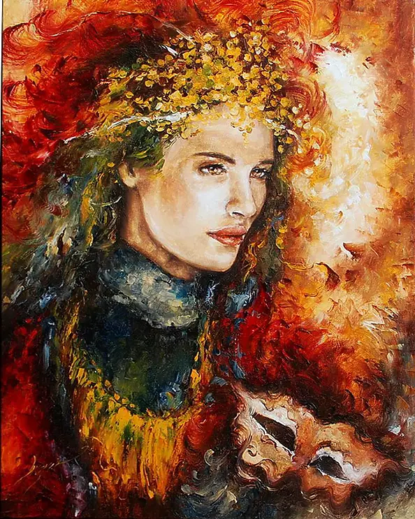 Elżbieta Brożek - Kobieta z maską