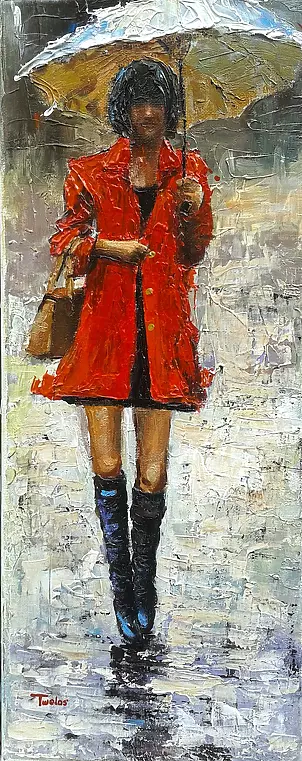 Marlena Łozińska - Woman with umbrella 5