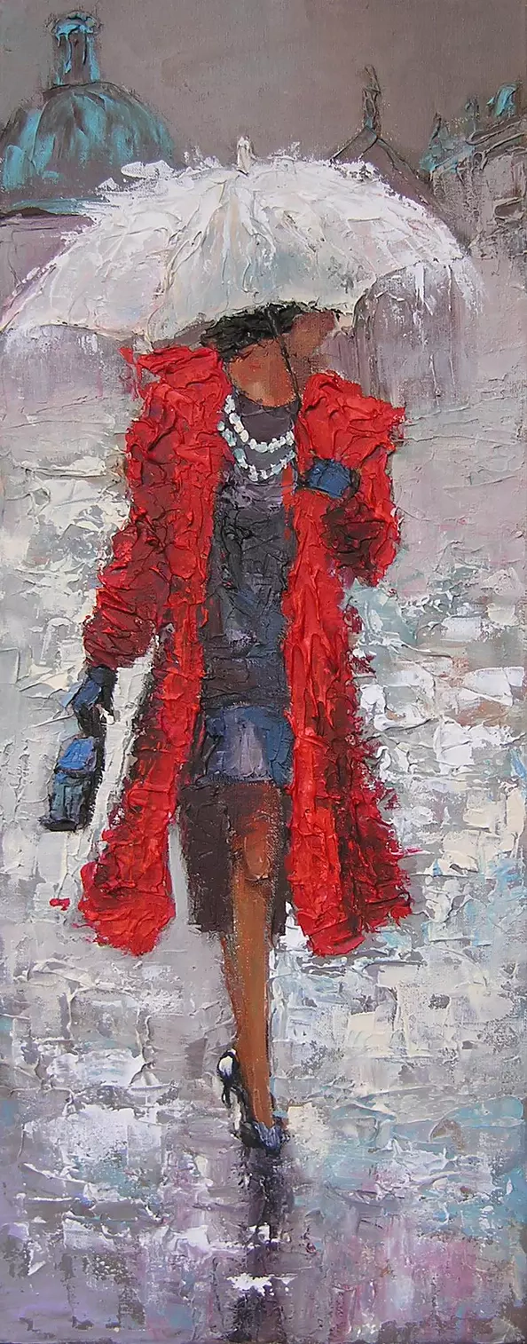 Marlena Łozińska - Kobieta z parasolem