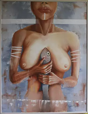   - Woman with fish 1