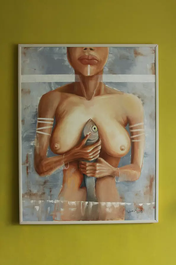 Jarosław Lubecki - Woman with fish 1