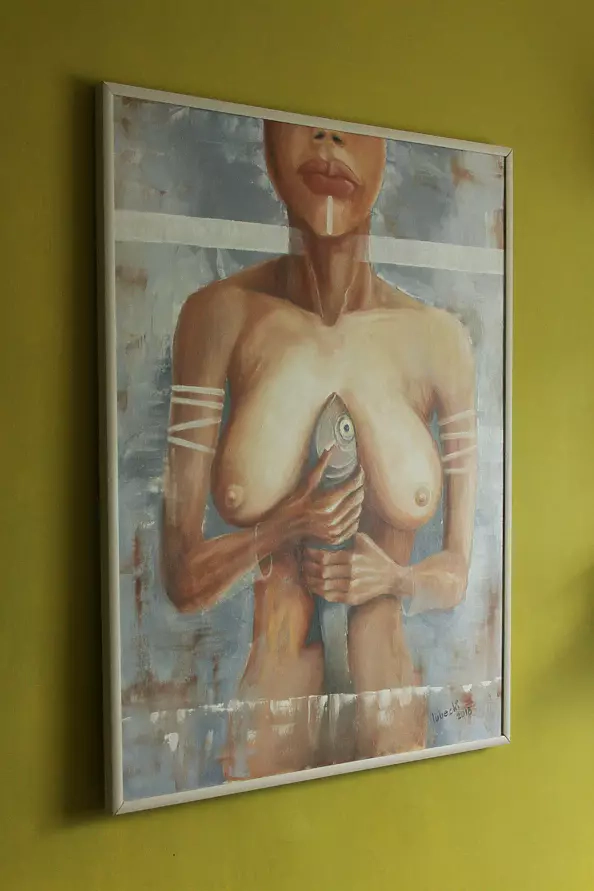 Jarosław Lubecki - Woman with fish 1