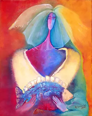 Katarzyna Czernicka - Kobieta z rybą